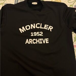 Moncler Black Crewneck Top